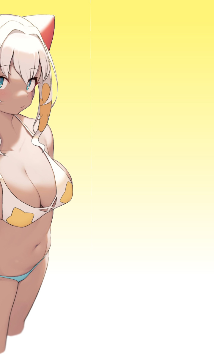 Kawaii Girl Sexy Boobs Anime Babe Cute Bikini