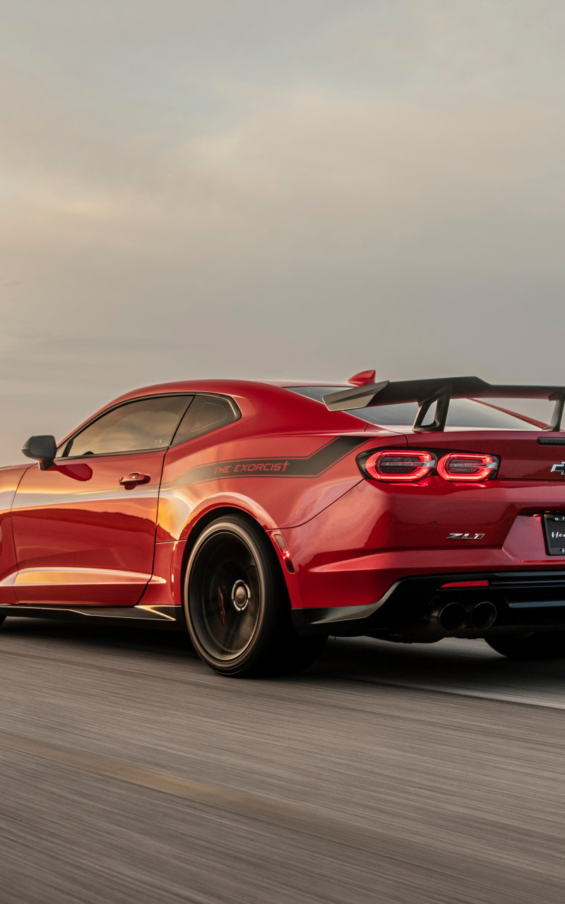 Car Chevrolet Camaro Speed Hennessey Rear View