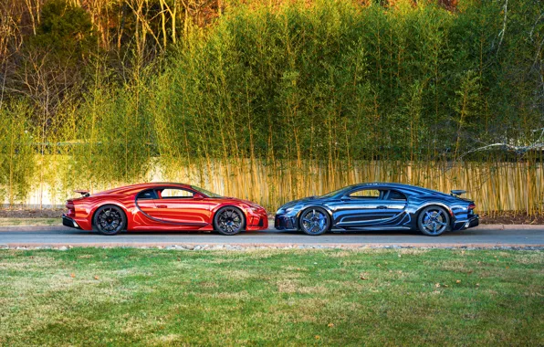 Скачать обои Bugatti side view Chiron Bugatti Chiron Super Sport