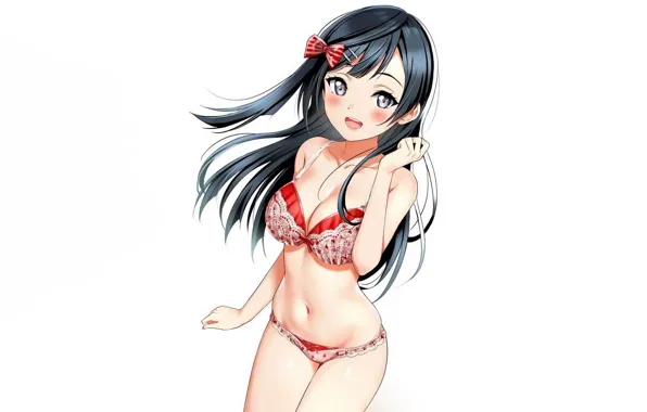 Lingerie Panties Panty Black Hair Bra Pantsu