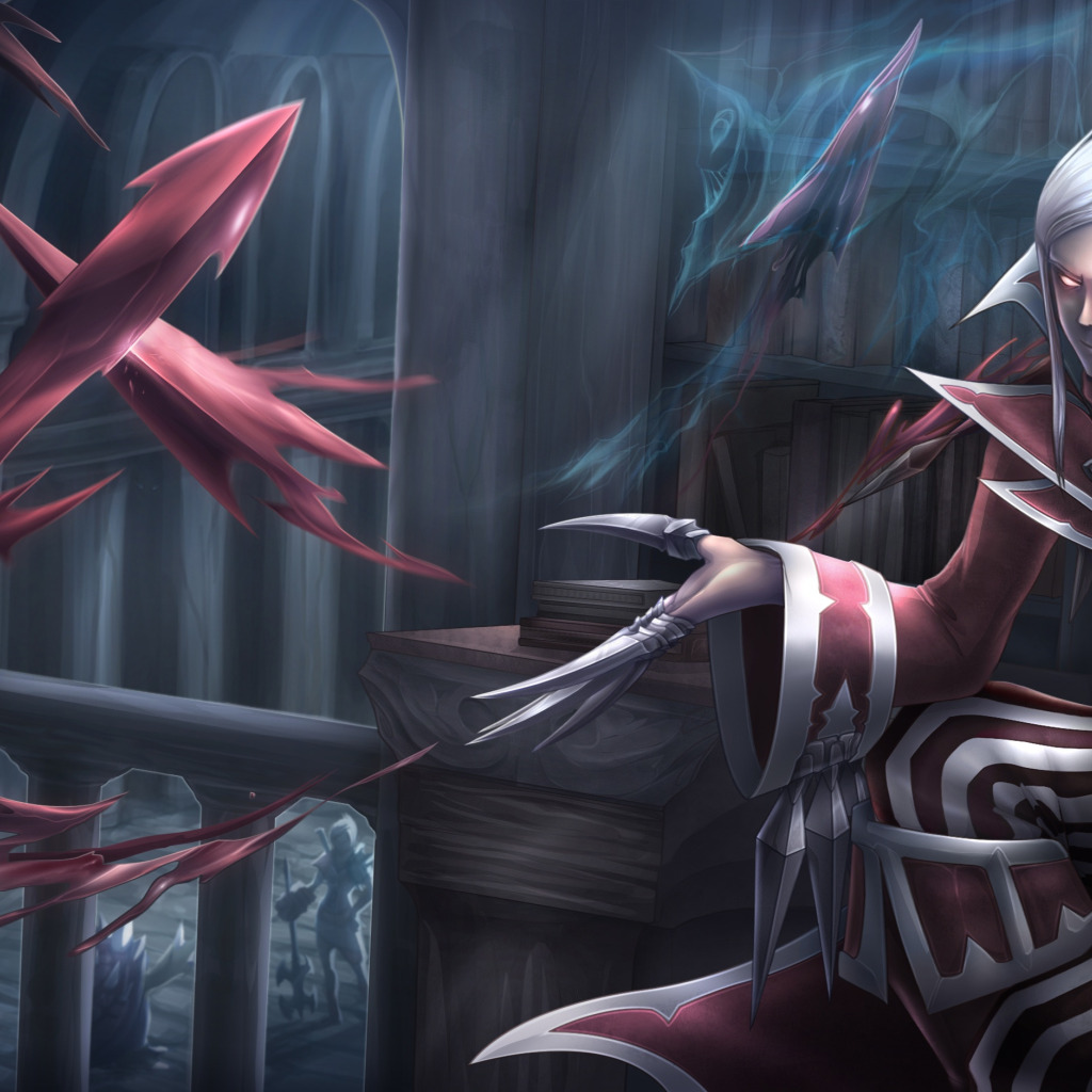 Скачать обои League of Legends, Vladimir, the Crimson Reaper, раздел игры в  разрешении 1024x1024