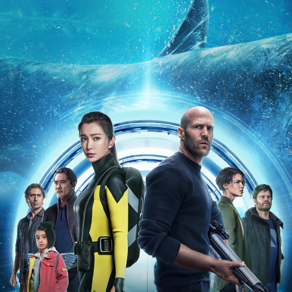 Скачать Обои Акула, Персонажи, The Meg, The Meg (2018), Мегалодон.