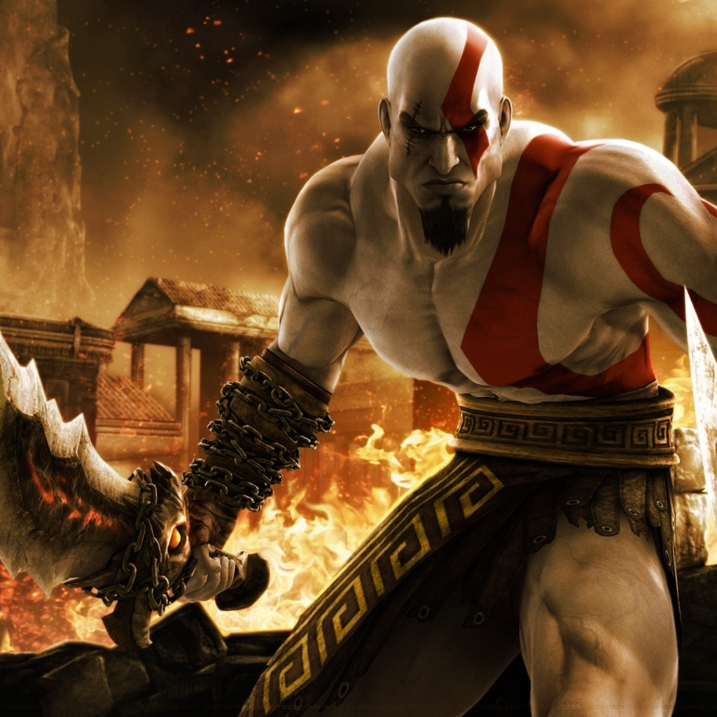 Скачать обои игра, game, кратос, kratos, бог войны, ps3, God of War  Ascension, раздел игры в разрешении 1024x1024