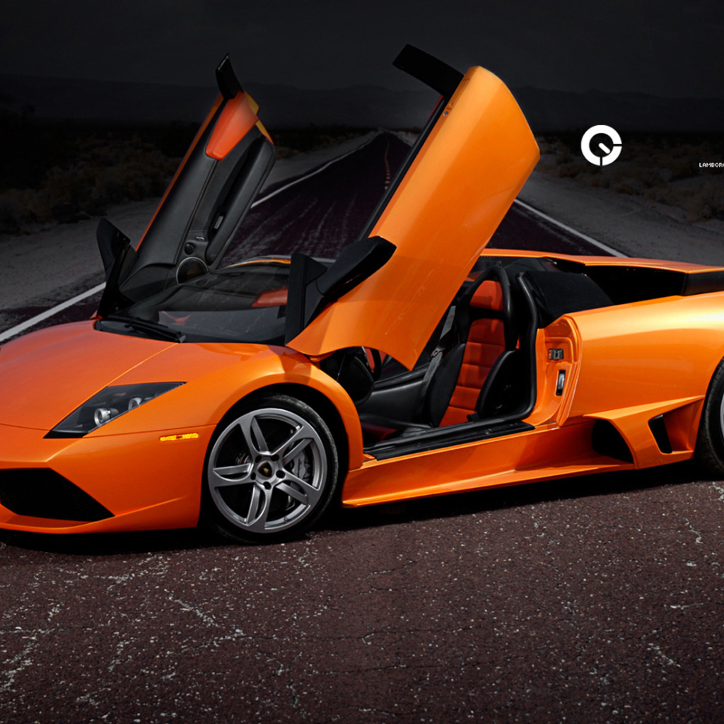 Lamborghini Murcielago оранжевая