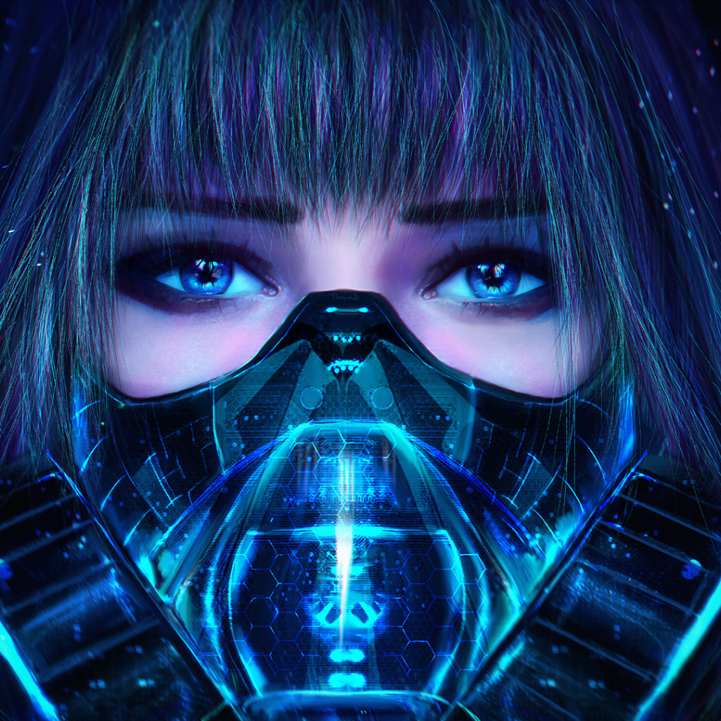 Cyberpunk avatar girl фото 8