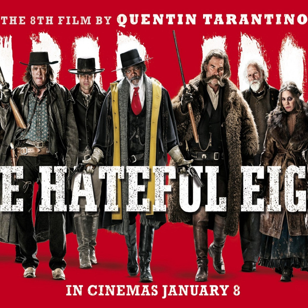 Скачать обои Тарантино, The Hateful Eight, омерзительная восьмёрка, раздел  фильмы в разрешении 1024x1024