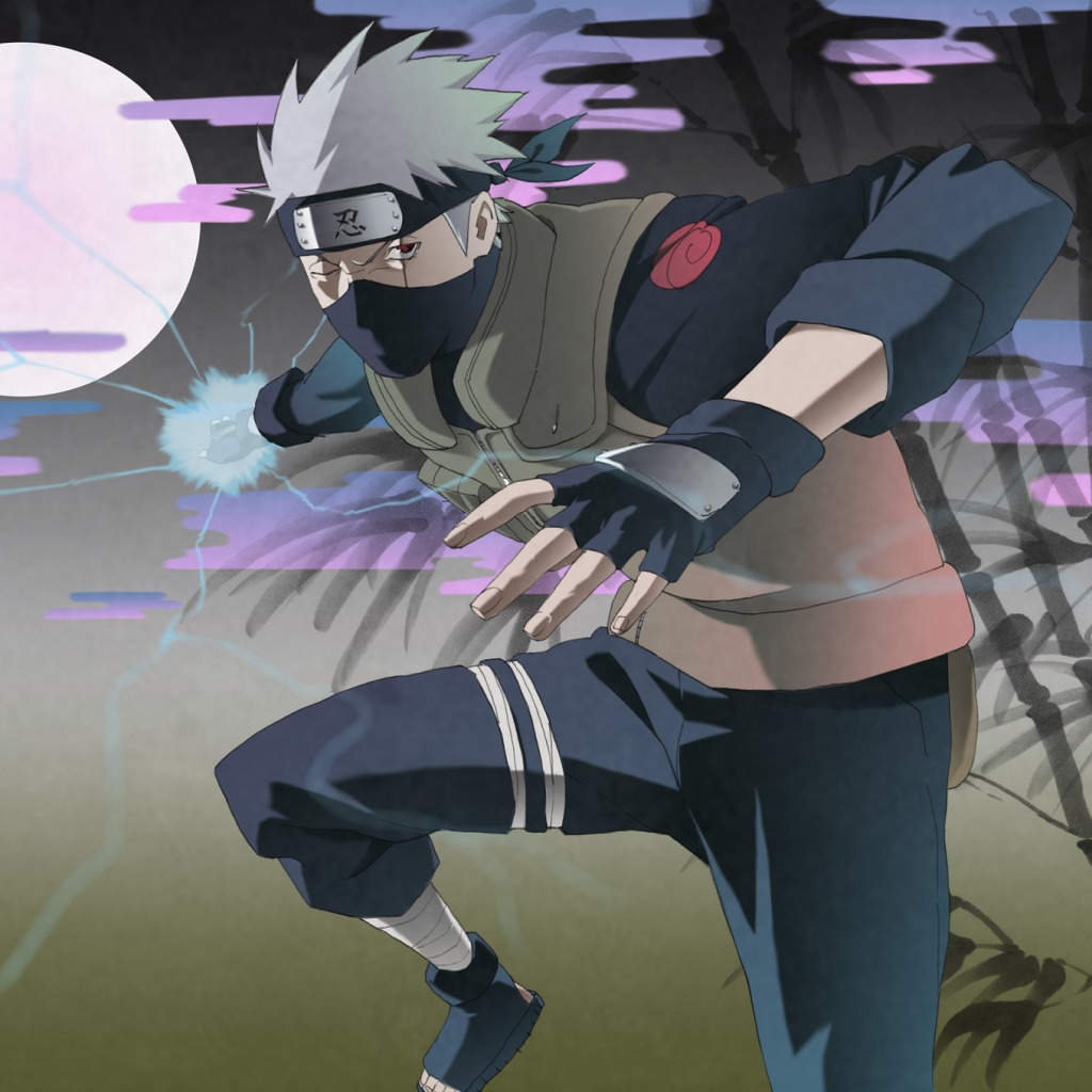 Скачать обои Naruto, Какаши Хатаке, Kakashi Hatake, раздел сёнэн в  разрешении 1024x1024