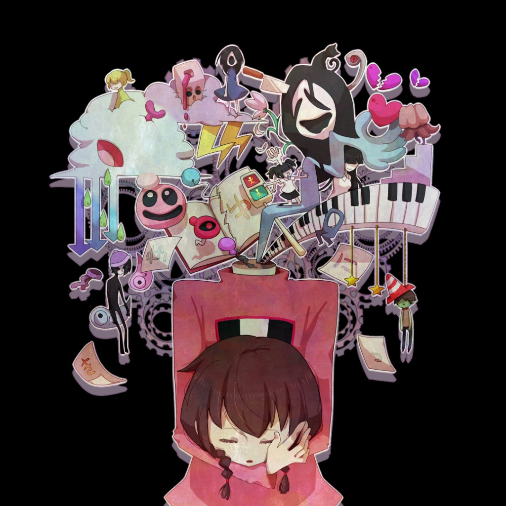 Скачать обои игра, девочка, Yume Nikki, раздел прочее в разрешении 1024x1024