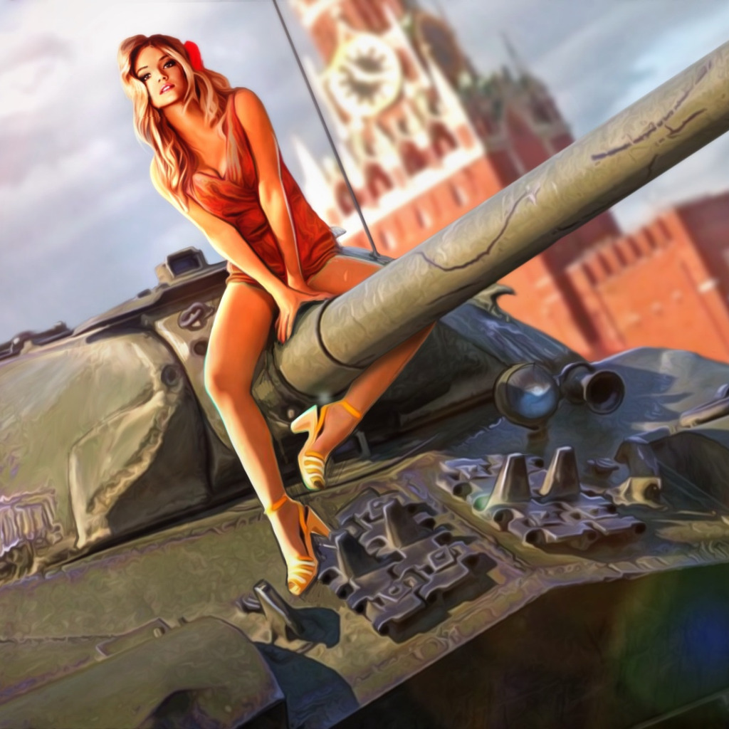 Баба ис. Nikita Bolyakov. Девушки на танках. Девушка на танке.