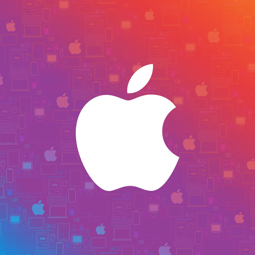 Скачать обои <b>Apple</b>, <b>яблоко</b>, логотип, Hi-Tech, раздел hi-tech в разрешении 1...