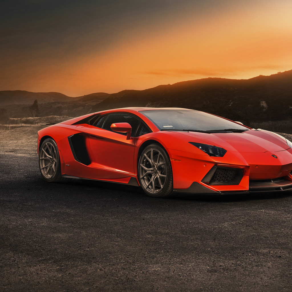 Lamborghini Aventador LP 740 Red