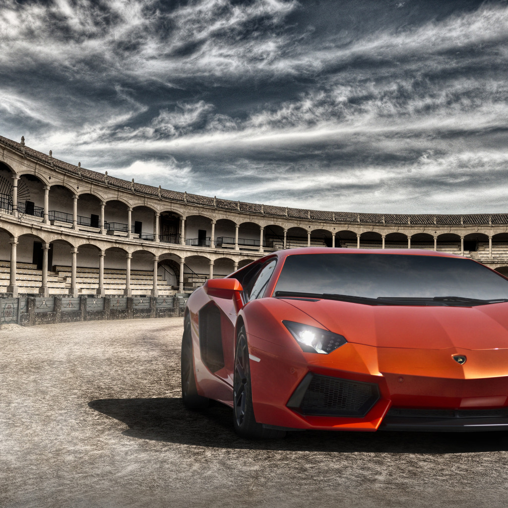 Lamborghini Aventador lp700 в хроме