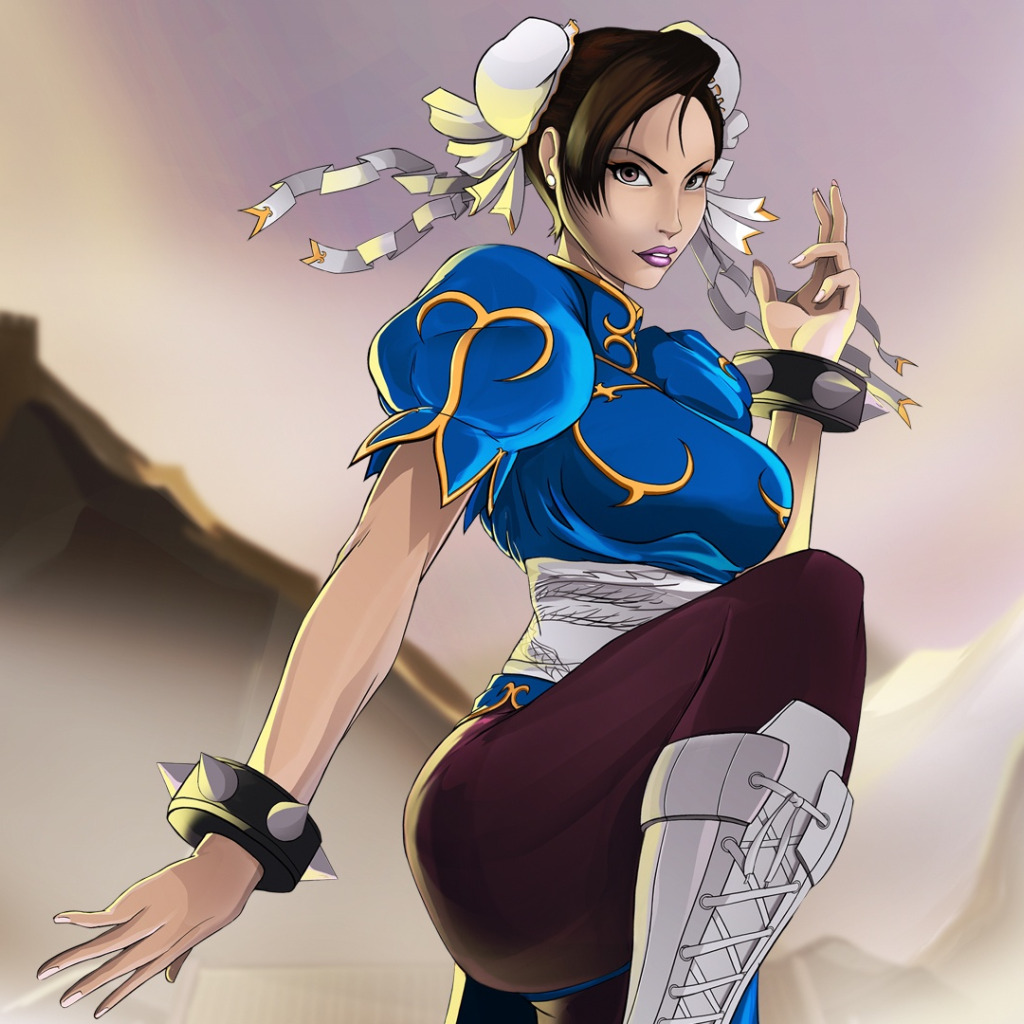 Скачать обои девушка, боец, Street Fighter, Chun-Li, раздел игры в  разрешении 1024x1024