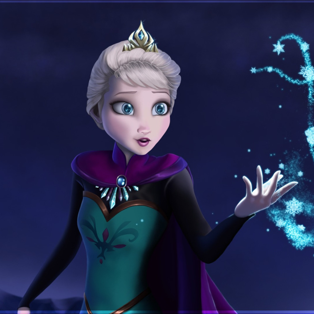 Скачать обои frozen, дисней, disney, эльза, холодное сердце, let it go,  раздел фильмы в разрешении 1024x1024