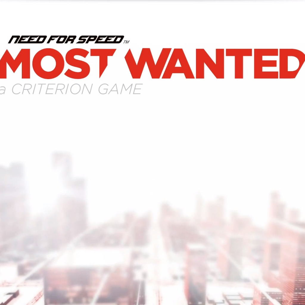 Скачать обои фон, гонки, need for speed most wanted 2, раздел игры в  разрешении 1024x1024