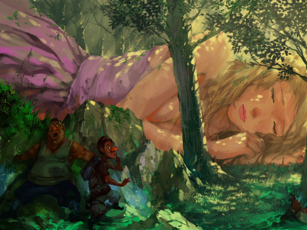 Сонная девушка в лесу арт. Лесной девичий сон. Девушка дерево арт.