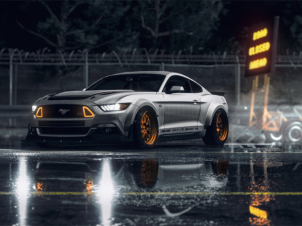 Скачать обои Mustang, Ford, NFS, Need for Speed, 2015, НФС, раздел игры в  разрешении 1024x768