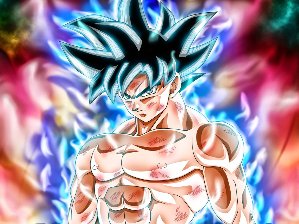 Скачать обои game, anime, Son Goku, alien, powerful, Dragon Ball Super, by  rmehedi, DBS, раздел сёнэн в разрешении 1024x768