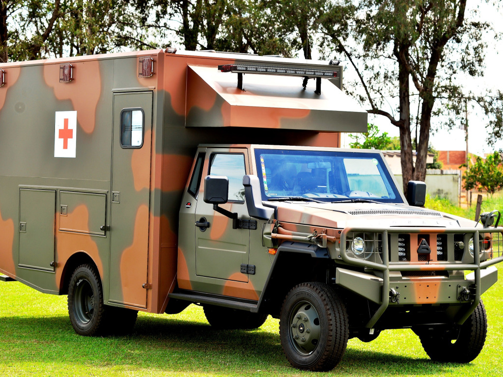 cross, ambulance, made in Brazil, Agrale, military and civil vehicle, manufactured in Santa Catatarina, export type product, Agrale Marrua