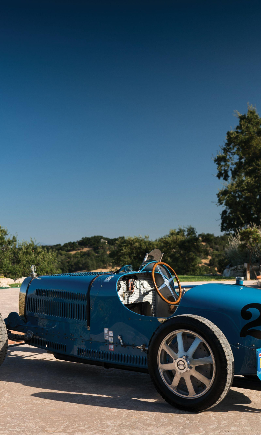 vintage, blue, 1927, Bugatti Type 35C