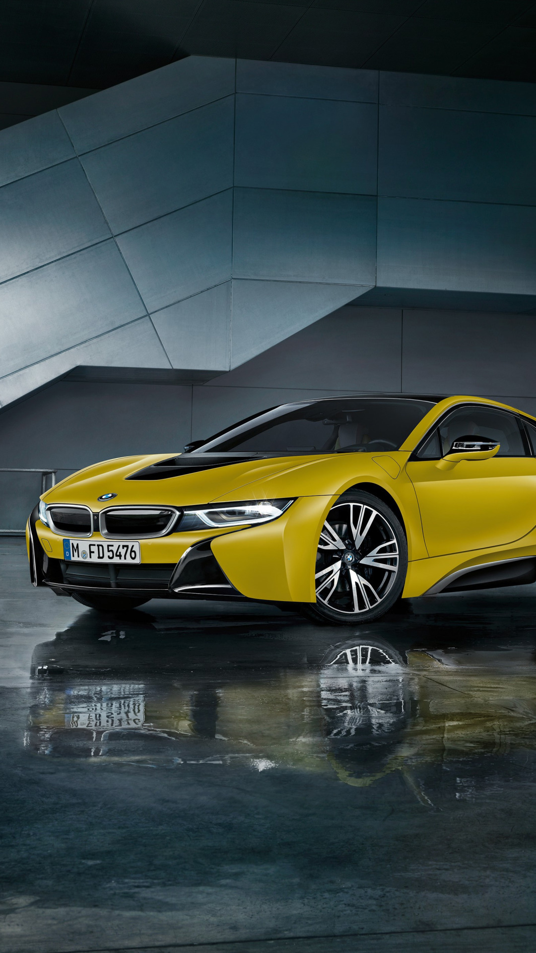 Скачать обои Желтый, BMW, Машина, Автомобиль, 2017, Yellow Edition, раздел  bmw в разрешении 1080x1920