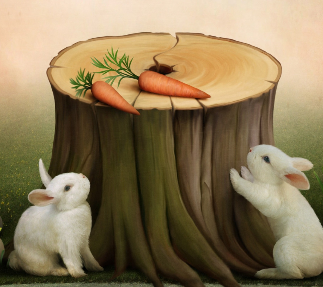 Земля зайчика. Зайчик на пеньке. Заяц за пеньком. Заяц с морковкой. Два зайца с морковкой.