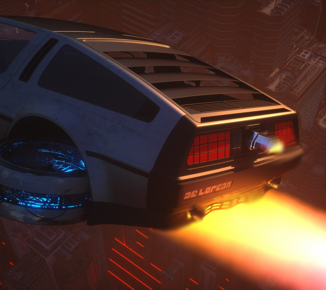 DELOREAN DMC 12 арт