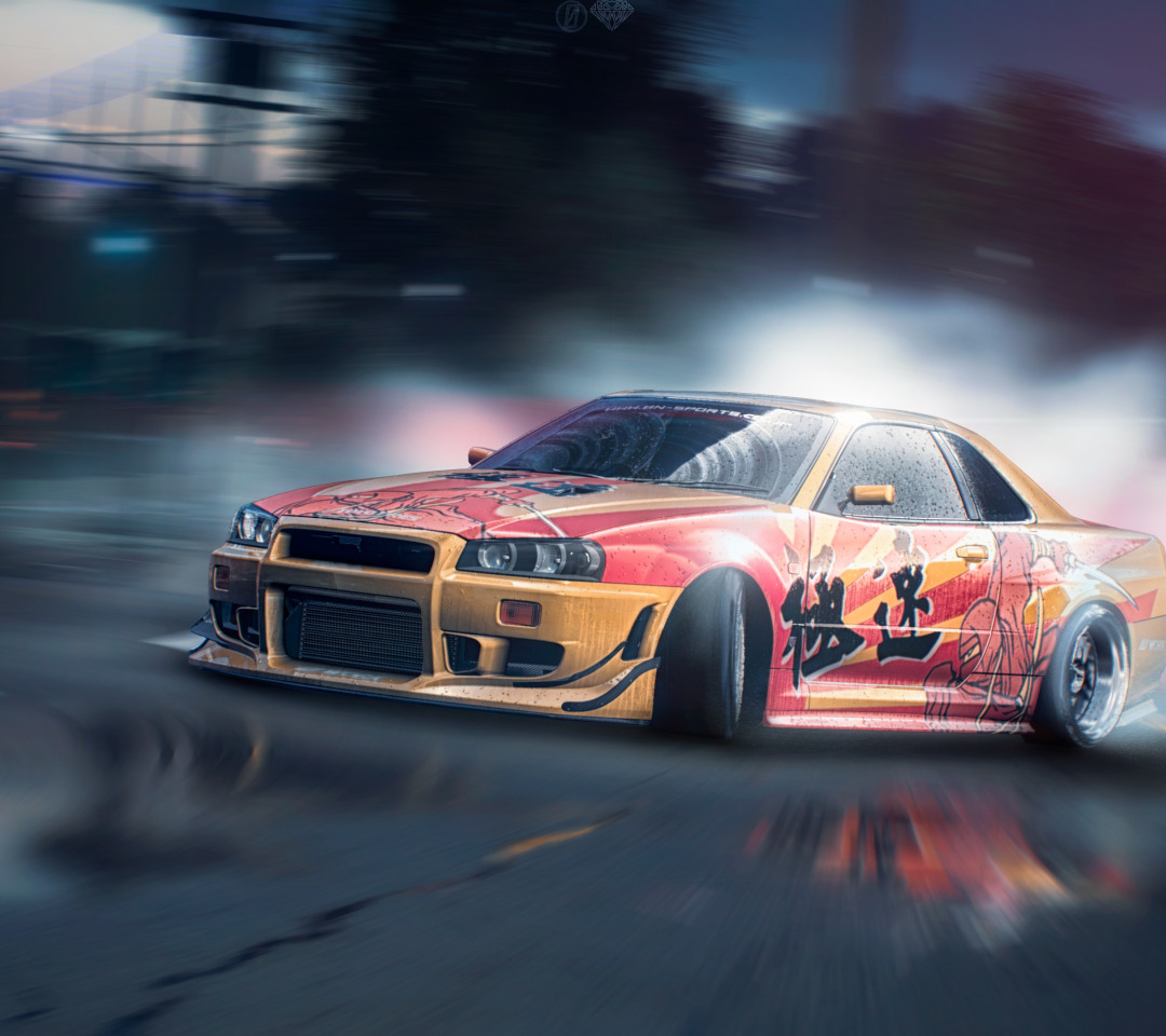 Japan Drift Nissan Skyline r32