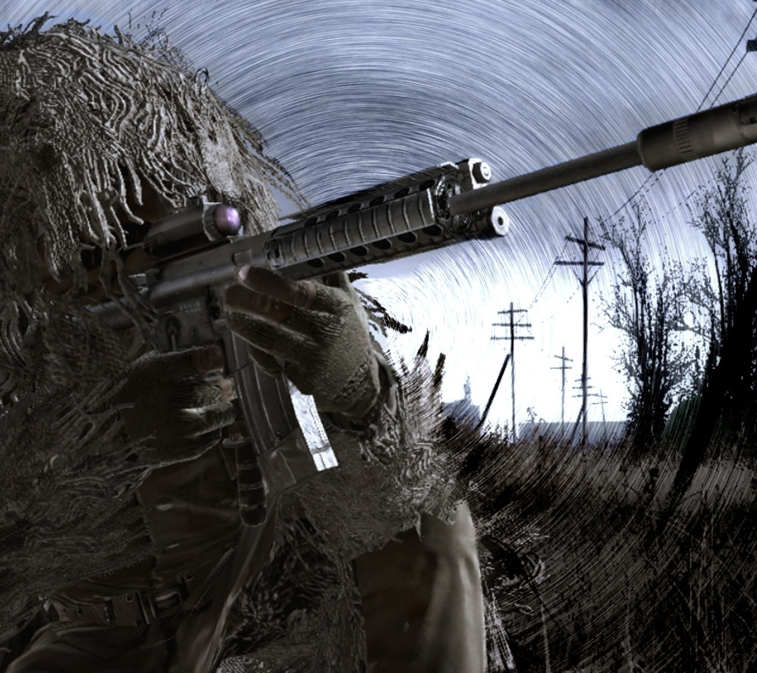 Макмиллан элитный снайпер. Call of Duty 4 Modern Warfare.