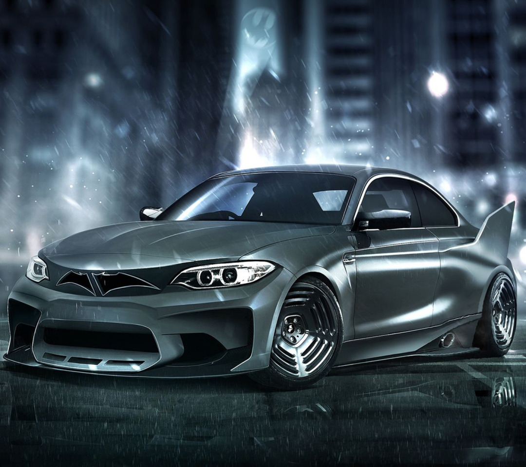 Скачать обои авто, BMW, БМВ, Бэтмен, Batman, супергерой, Marvel, Марвел,  раздел bmw в разрешении 1080x960