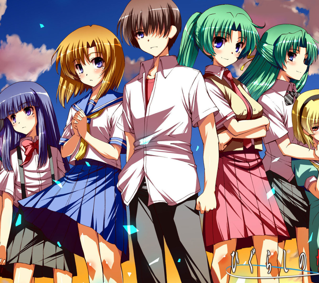 Скачать обои игра, сериал, манга, Higurashi no Naku Koro ni, Kai, Keiichi  Maebara, Rika Furude, синдром, раздел прочее в разрешении 1080x960