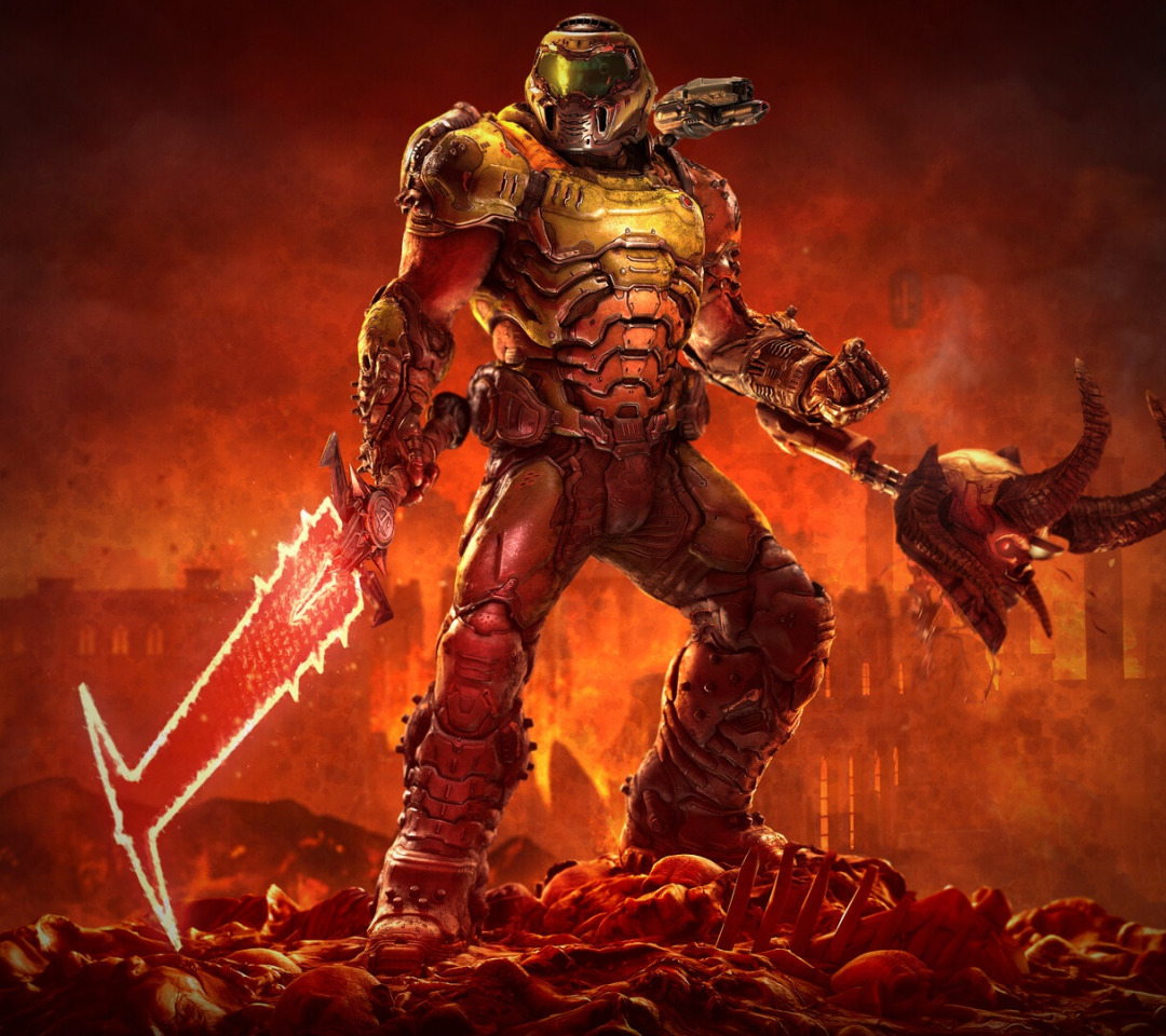 Doom Slayer. Doom Eternal. Doom Eternal обои. Warhammer 40k Doom Slayer.