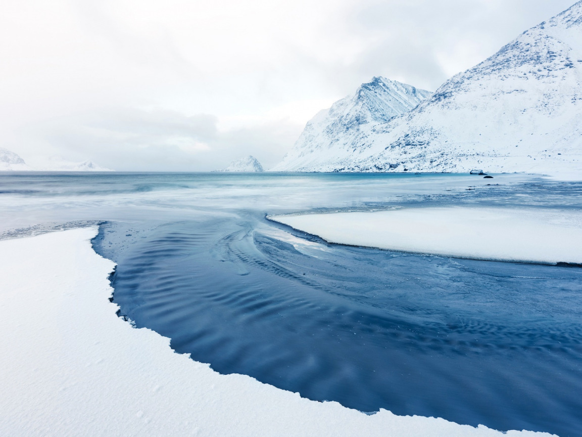 Норвегия зима. Горы снег вода. Горы зима. Снег и лед. Лед и снег это вода