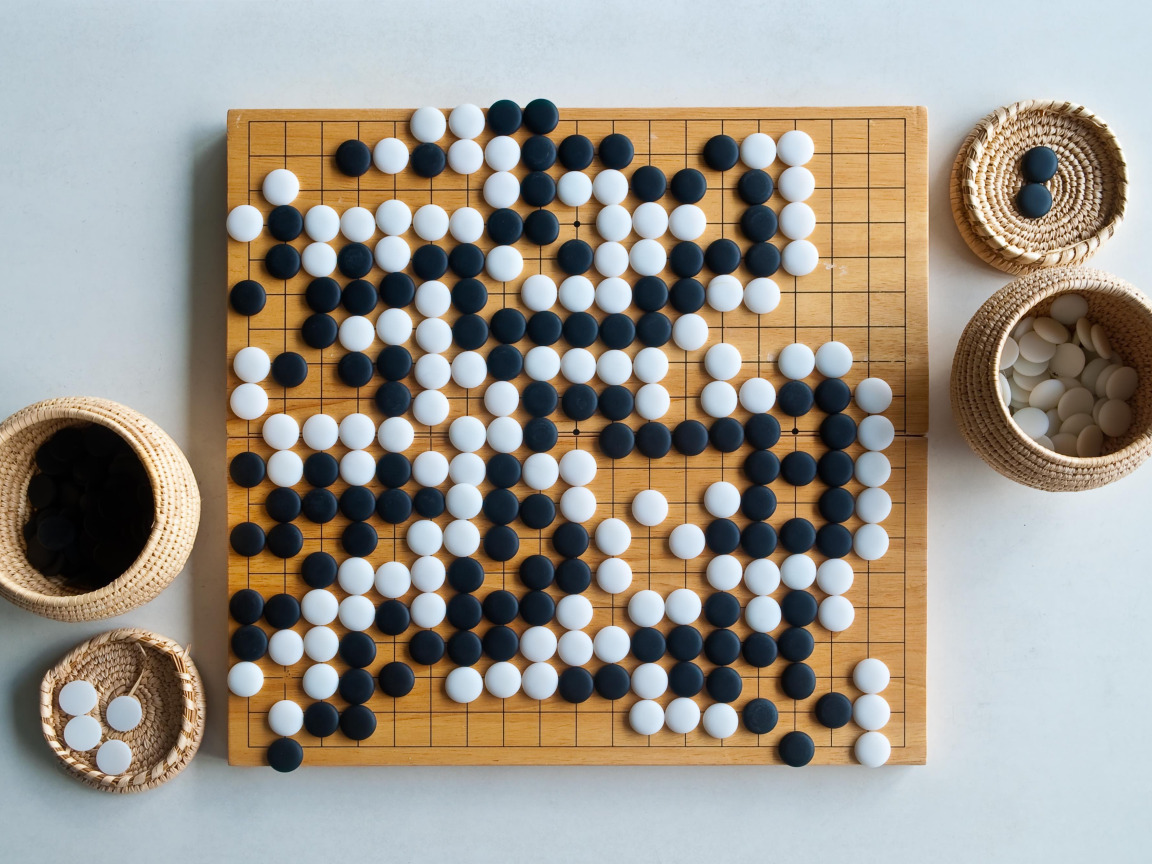 Скачать обои Board, Baduk, Weiqi, Игра Го, Китайская настольная игра,  раздел игры в разрешении 1152x864