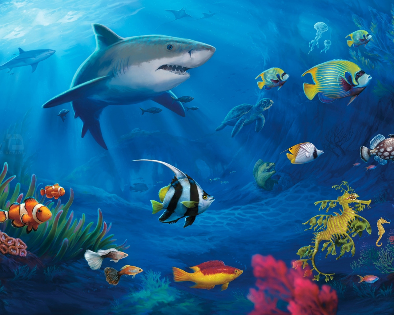 Бесплатные живые обои рыбки. Подводный мир океана. Подводный мир для дошкольников. Подводные обитатели. Фотообои Морское дно.