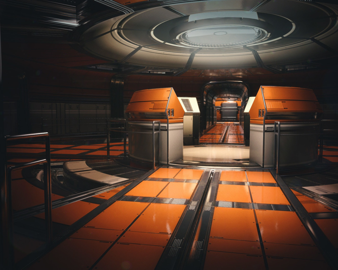 Sergey Tyapkin Sci-Fi. Sci Fi кухня. Комната оранжевый Sci Fi арт. Оранжевый серый Sci Fi.