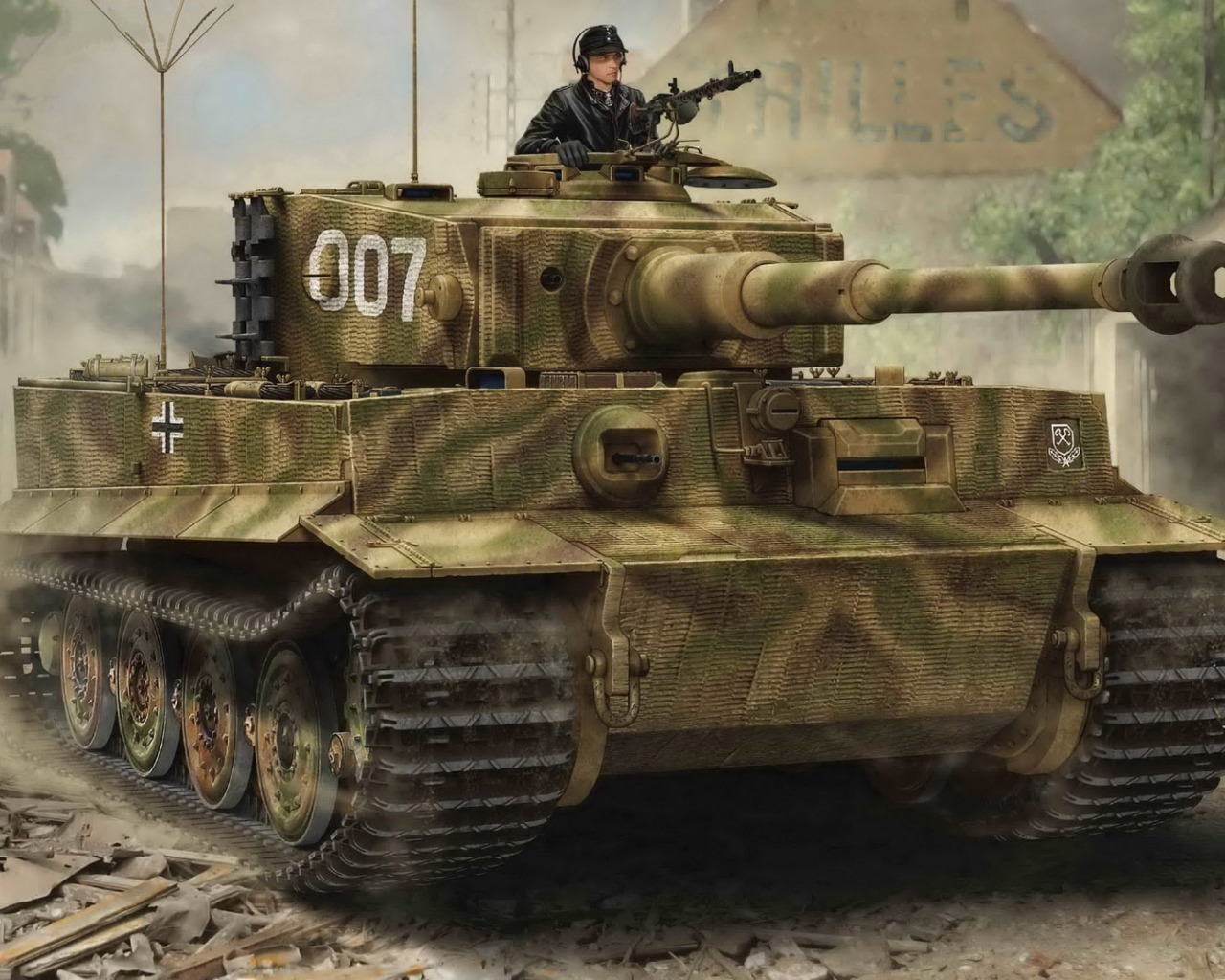 Танк тигр 1. Tiger i late Production 1/35 RM-5015 RFM. PZ.Kpfw. Vi «тигр». Panzerkampfwagen vi Ausf.h — e, «тигр». Vi немецкий