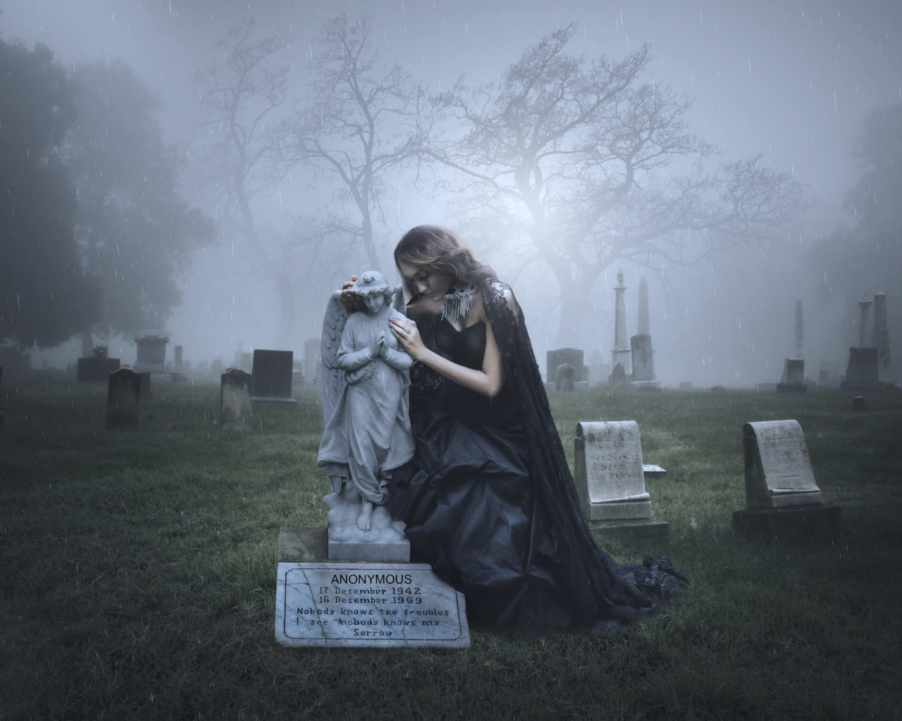 Мрачное кладбище. Фотосет на кладбище. Девушка на кладбище. Фотосессия на кладбище. В городе траур висит тишина небо плачет