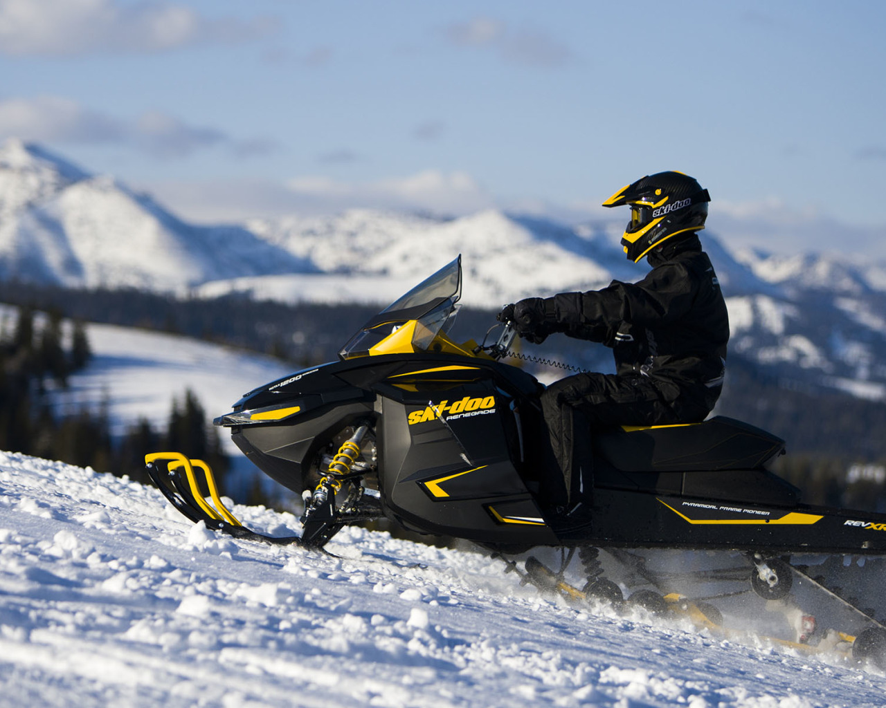 Горный снегоход Ski Doo