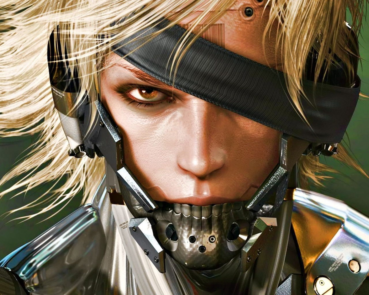 Скачать обои Ниндзя, Киборг, Raiden, Metal Gear Rising: Revengeance,  Platinum Games, Konami, Kojima Productions, раздел игры в разрешении  1280x1024