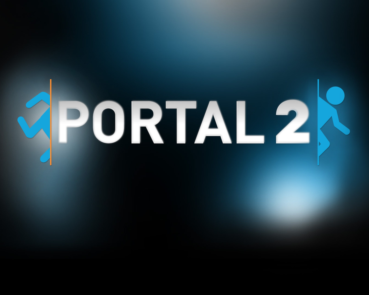 Скачать обои steam, Portal 2, Фон профиля, Portal 2 Logo, раздел игры в  разрешении 1280x1024