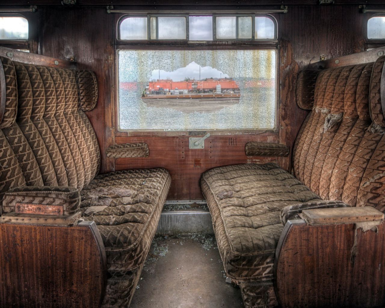 Интерьер старого поезда