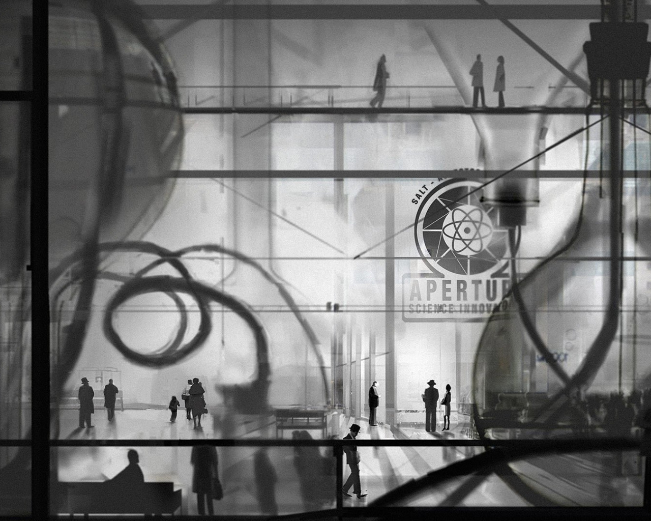 Portal 2 old aperture wallpaper фото 81