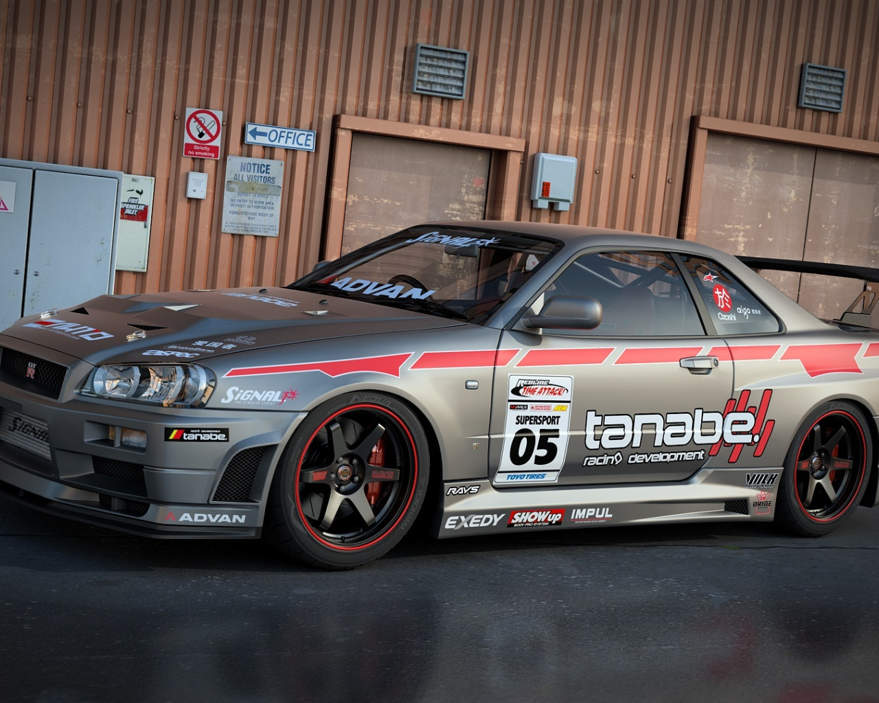 Винил на Nissan Skyline r34 купе