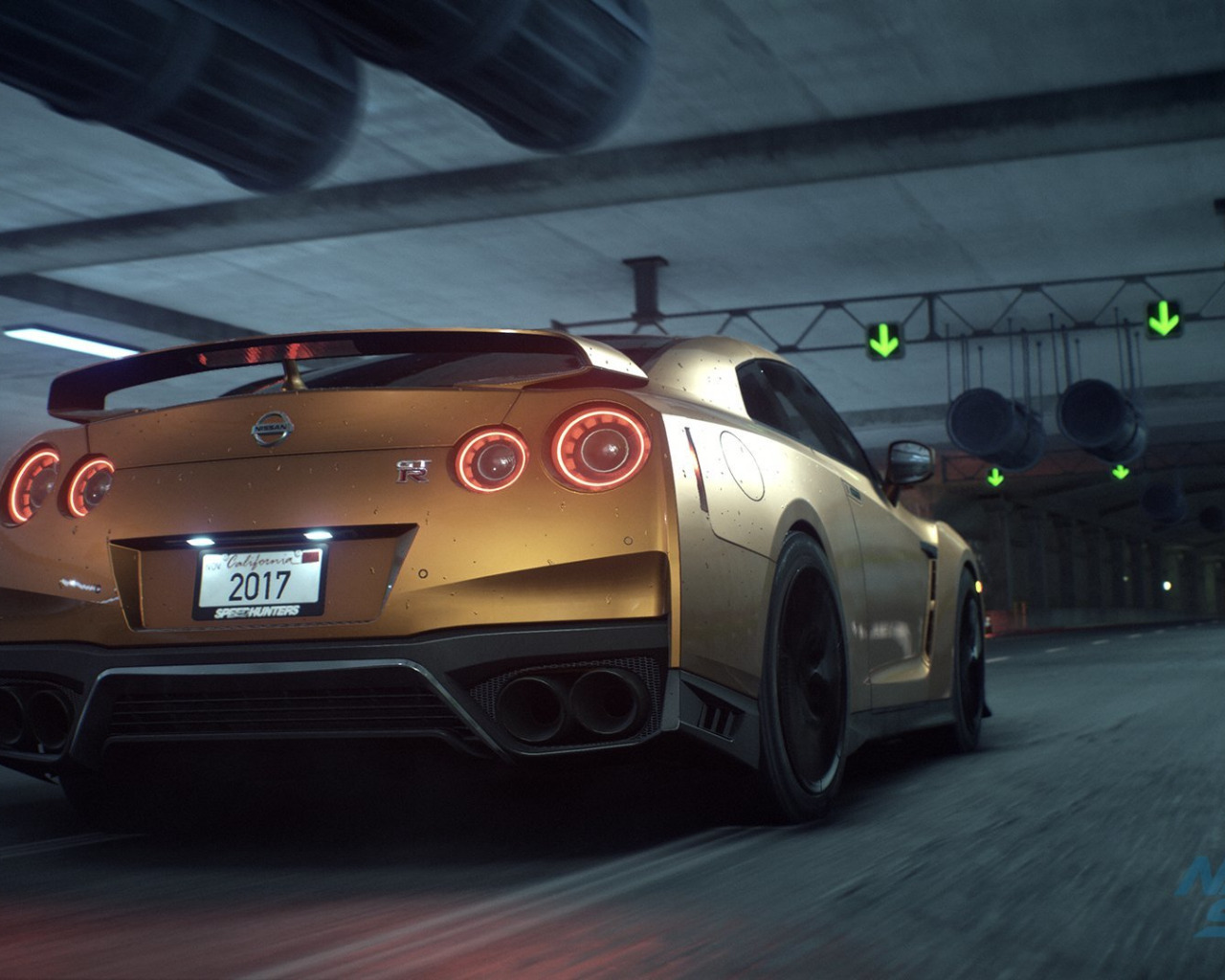 Скачать обои NFS, Need for Speed, 2015, НФС, 2017 Nissan GT-R Premium,  раздел игры в разрешении 1280x1024