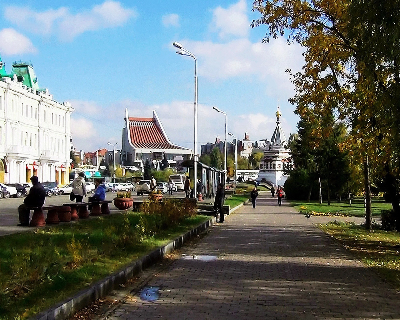 Лето в городе омск