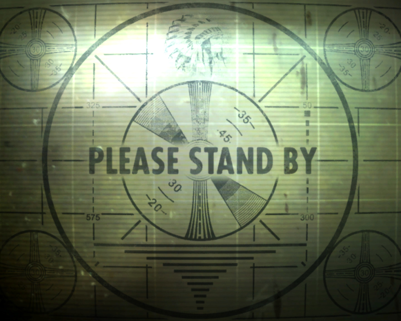 Экран пожалуйста. Please Stand by Fallout 3. Плиз стенд бай фоллаут. Фоллаут please Stand by. Please Stand by заставка.