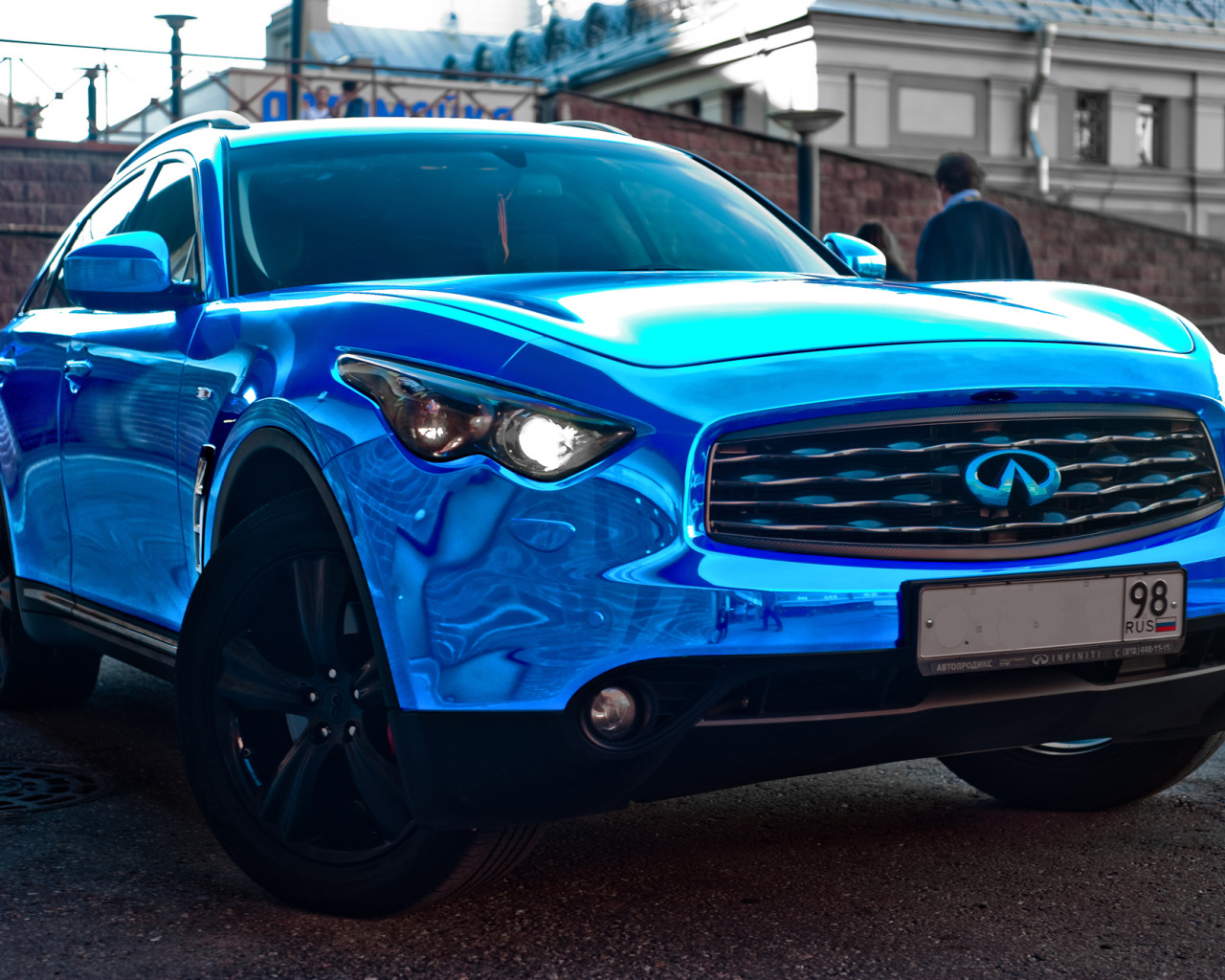 Infiniti fx50 перламутровый бирюза