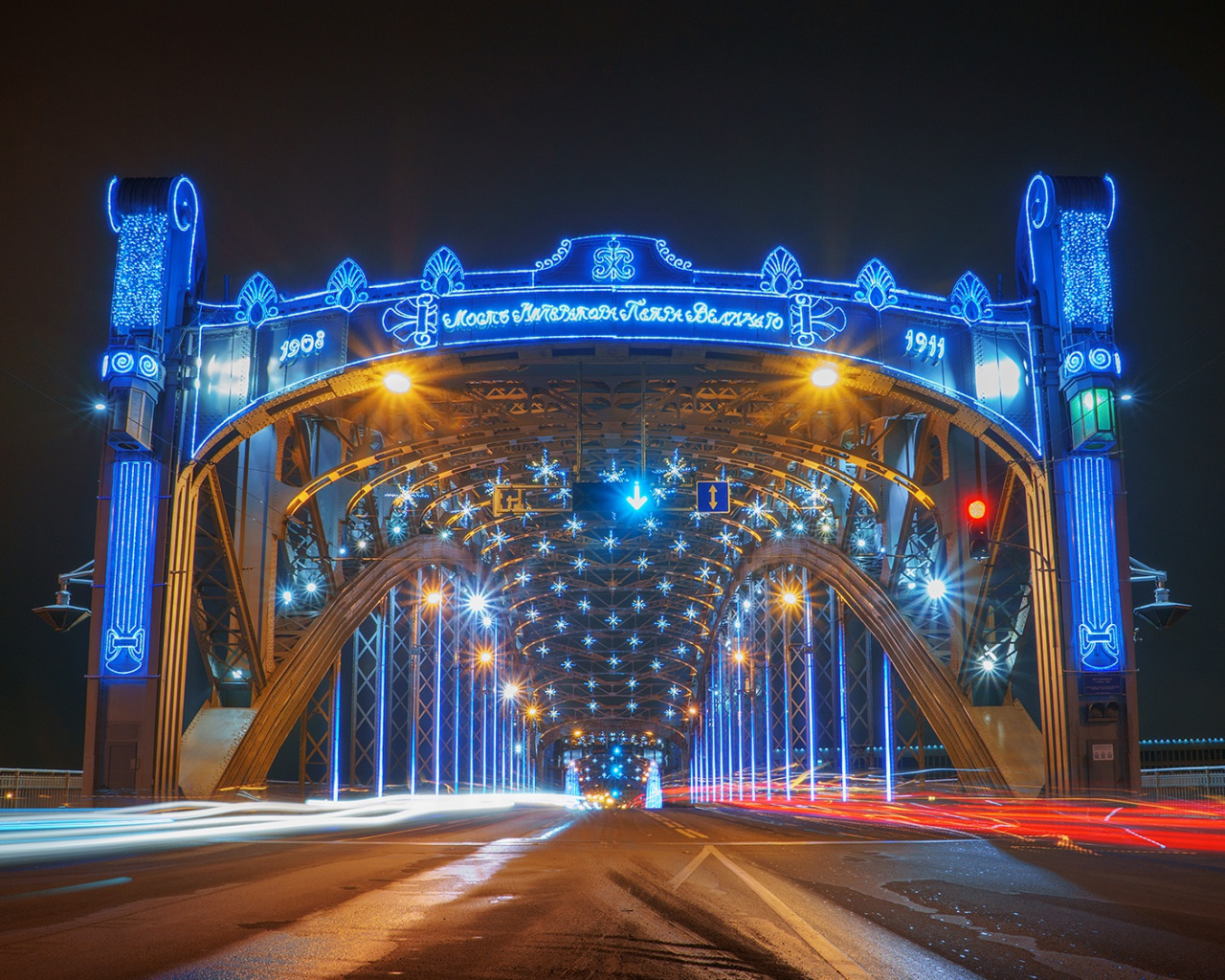 зимние мосты петербурга