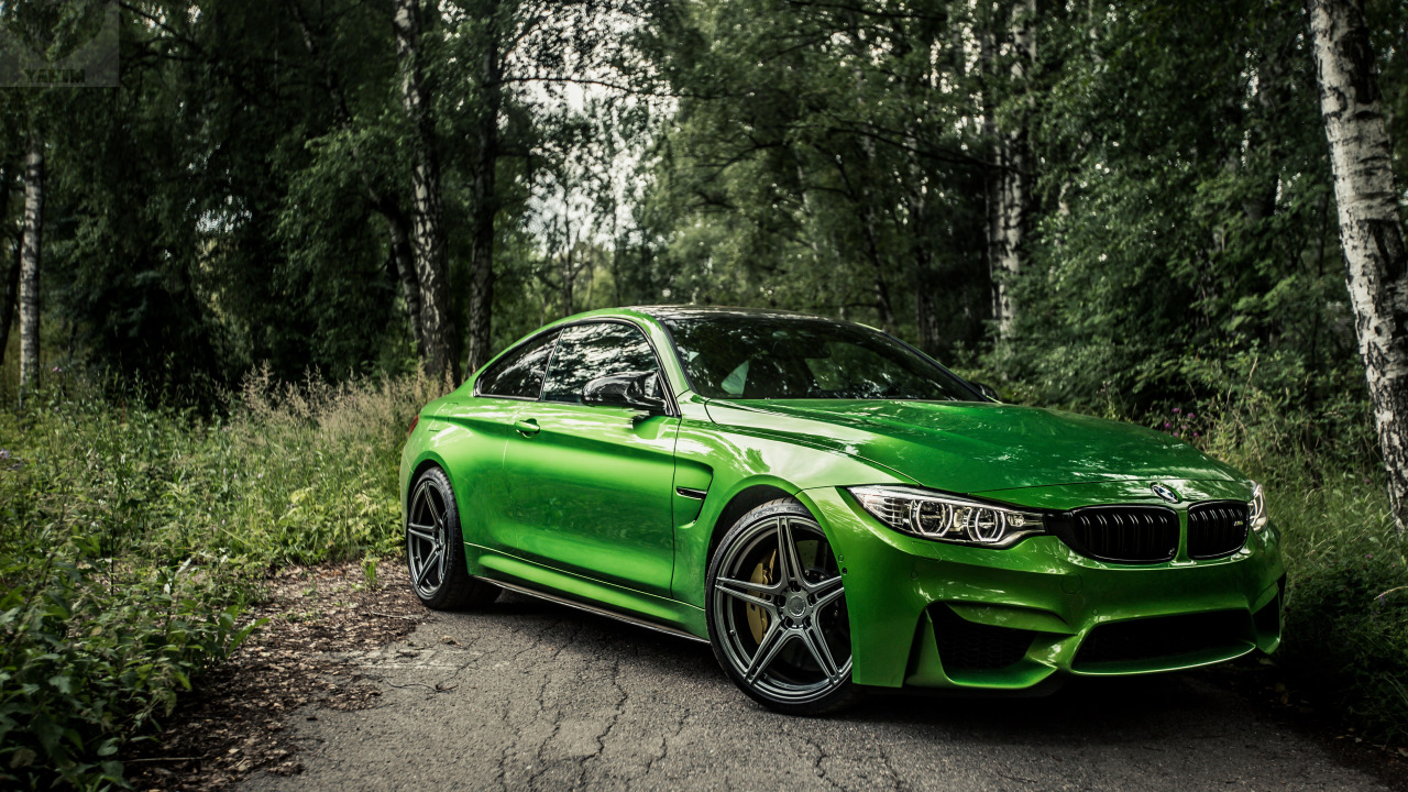 Скачать обои green, bmw, бмв, зеленая, auto, new, f82, bestbmw, раздел bmw  в разрешении 1280x720